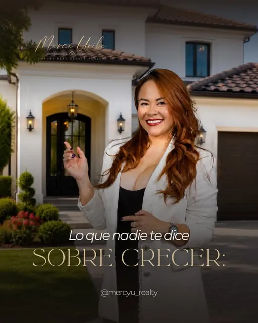 Merci Uribe outside a home in Ave Maria